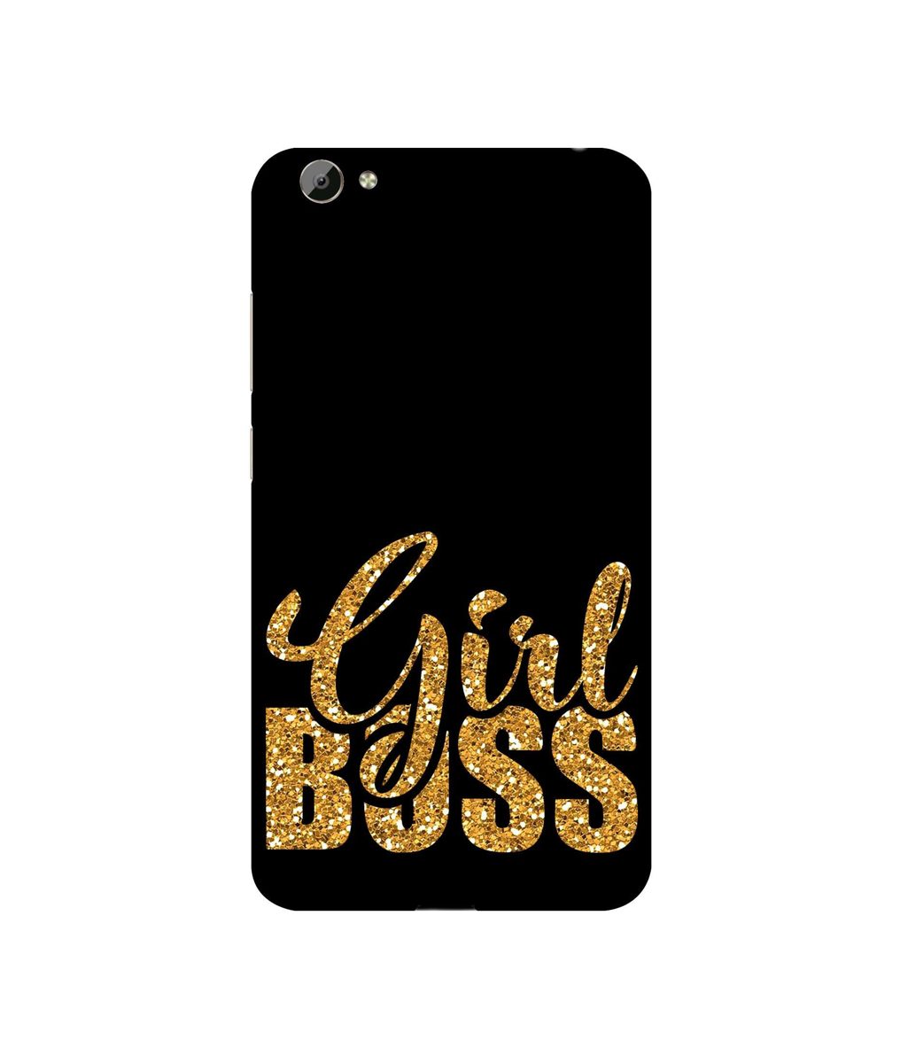 Amazon Brand - Solimo Designer Sparkle Girl Boss 3D Printed Hard Back Case Mobile Cover for Vivo Y66