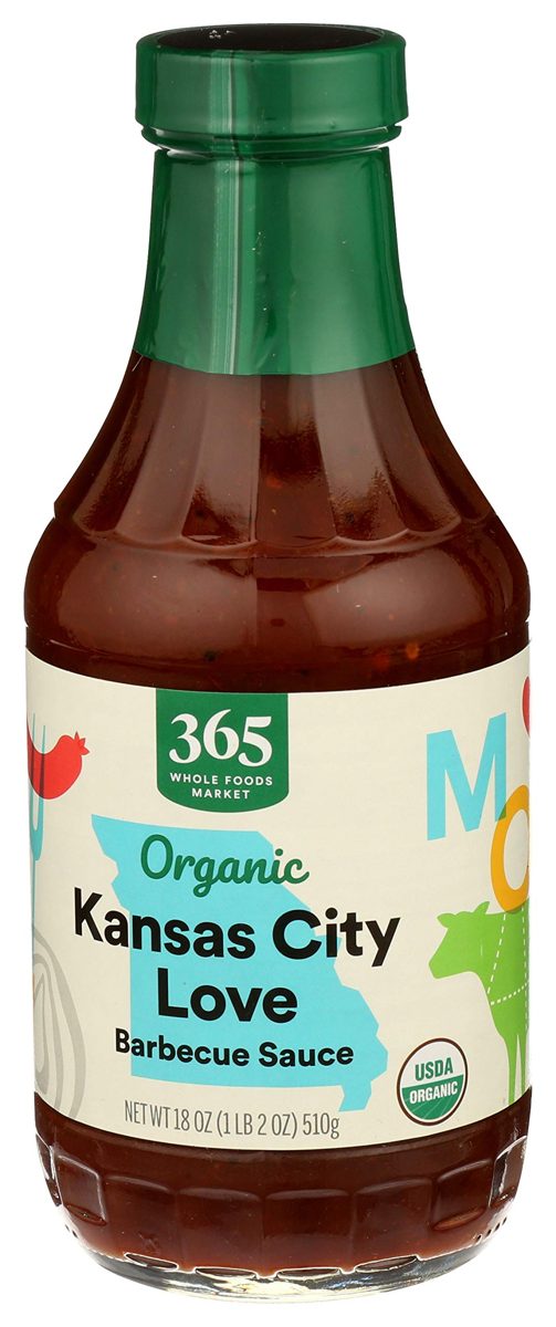 365 Everyday Value, Organic Kansas City Love Barbecue Sauce, 18 oz