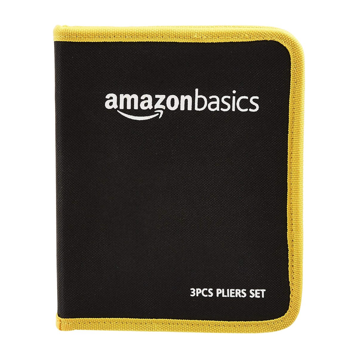 AmazonBasics Pliers Set with Durable Nylon Case - 3-Piece (6-Inch Diagonal, 6-Inch Slip Joint, 6-Inch Long Nose)