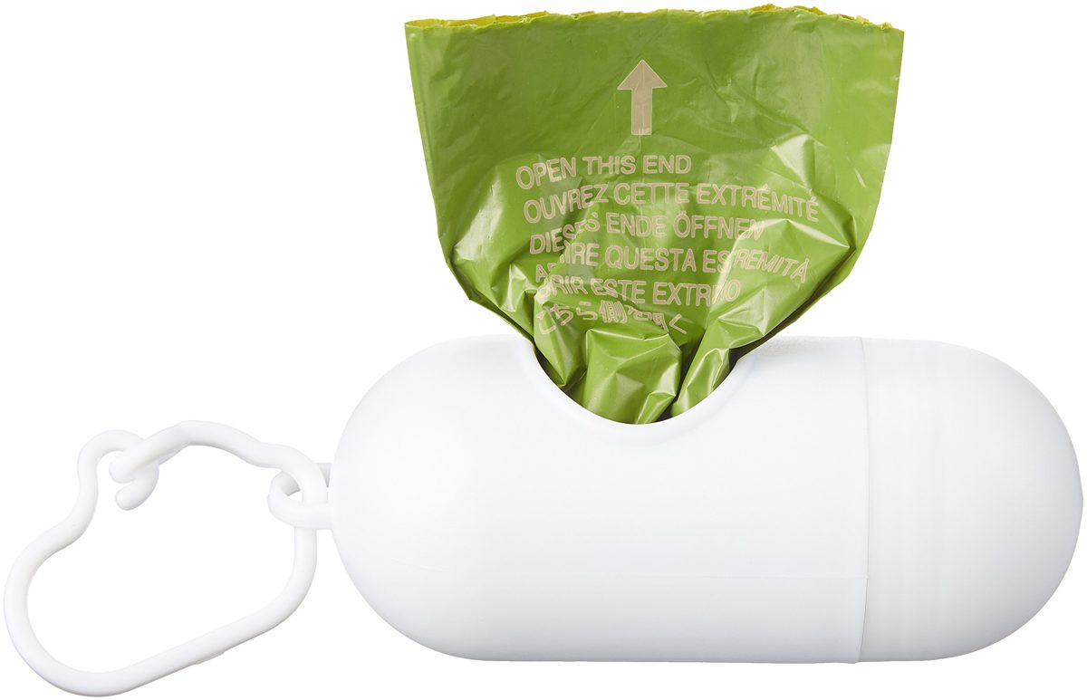 AmazonBasics EPI-Added Dog Waste Bag with Dispenser and Leash Clip, Brazilian Mango Scented, 270 Count