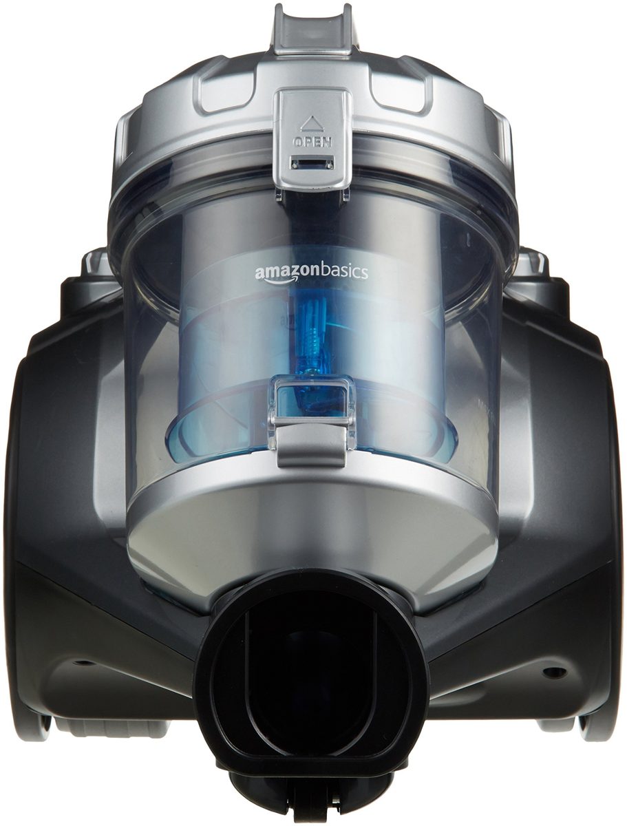 AmazonBasics Cylinder Bagless Vacuum Cleaner with Power Suction, Low Sound, High Energy Efficiency and 2 Years Warranty (1.5L, Black)