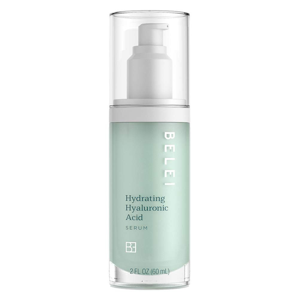 Belei Ferulic Acid + Vitamins C and E Serum, Fragrance Free, Paraben Free, 1 Fluid Ounce (30 mL) & Hydrating Hyaluronic Acid Serum, Fragrance Free, Paraben Free, 2 Fluid Ounces (60 mL)