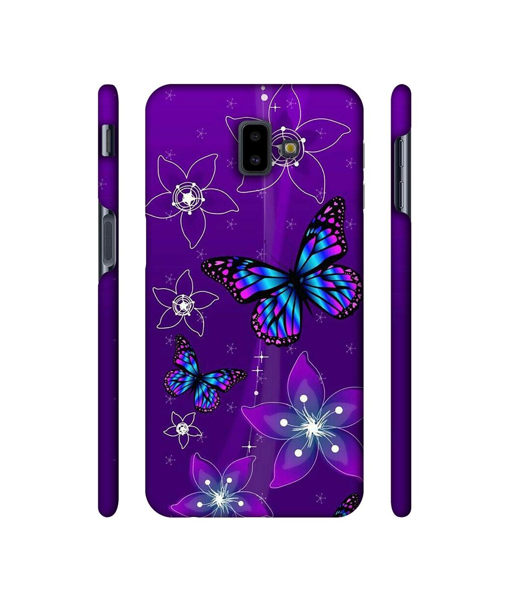 Amazon Brand - Solimo Designer Butterflies 3D Printed Hard Back Case Mobile Cover for Samsung Galaxy J6 Plus