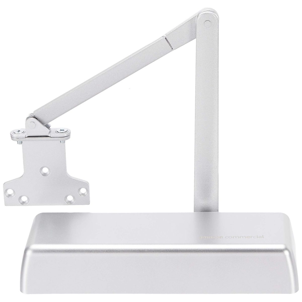 Amazon Commercial Door Closer, Standard arm with Adjustable Size 1-6,BC, PA Bracket,Plastic Cover, Silver, 2-Pack, ADA Compliant