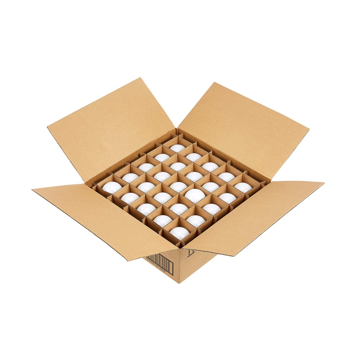 AmazonCommercial 60 Watt Equivalent, 10000 Hours, Non-Dimmable, 800 Lumens, A19 LED Light Bulb - Pack of 25, Soft White
