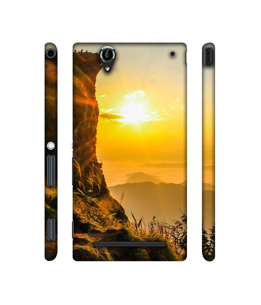 Amazon Brand - Solimo Designer Mountan Side Sun View 3D Printed Hard Back Case Mobile Cover for Sony Xperia T2 Ultra