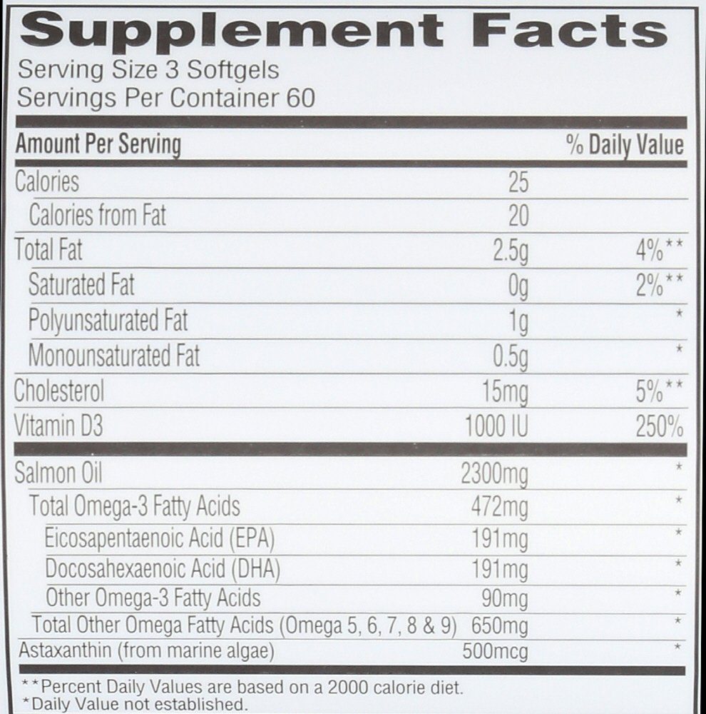 Whole Foods Market, Wild Alaskan Salmon Oil, 180 ct