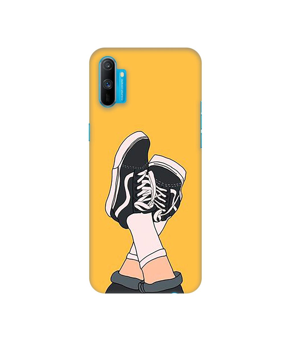 Amazon Brand - Solimo Designer Boy Shoes Pattern 3D Printed Hard Back Case Mobile Cover for Realme C3