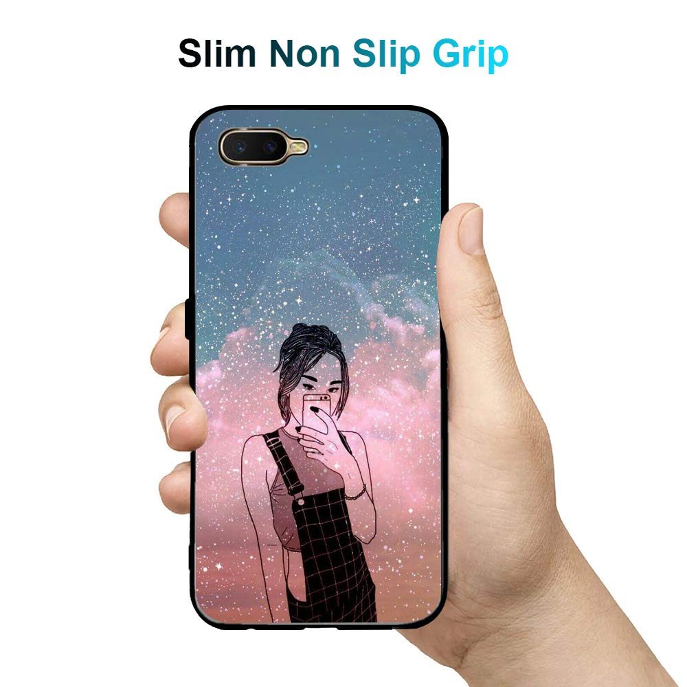 Amazon Brand - Solimo Designer Selfie Printed Hard Back Case Mobile Cover forOppo K1 (D1273)