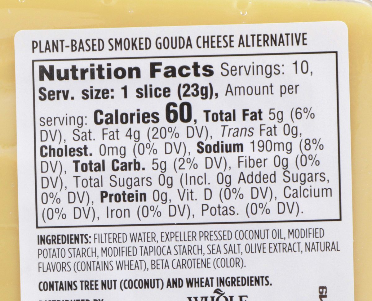 365 Everyday Value, Plant-Based Smoked Gouda, 10 ct