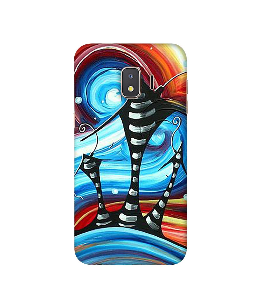 Amazon Brand - Solimo Designer Abstarct Texture 3D Printed Hard Back Case Mobile Cover for Samsung Galaxy J2 Core