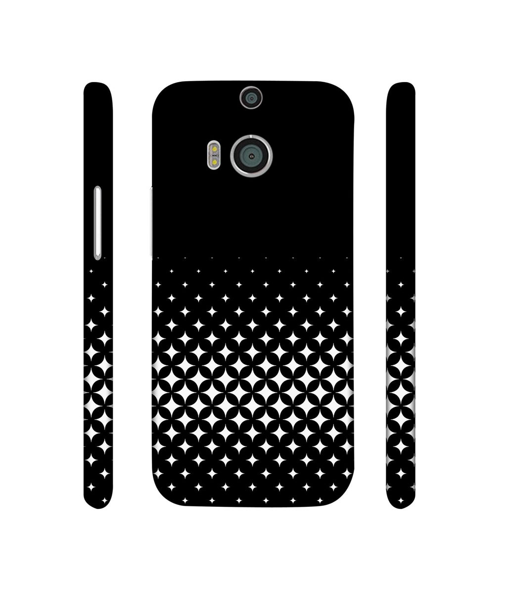 Amazon Brand - Solimo Designer Small Squre Pattern 3D Printed Hard Back Case Mobile Cover for HTC One M8