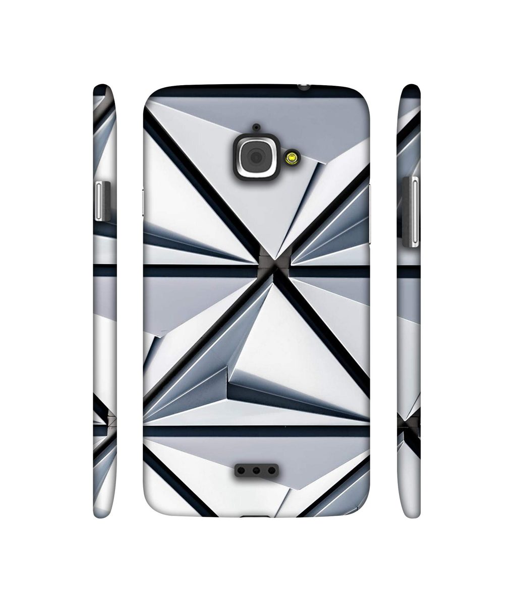 Amazon Brand - Solimo Designer Hexagon Texture 3D Printed Hard Back Case Mobile Cover for InFocus M350