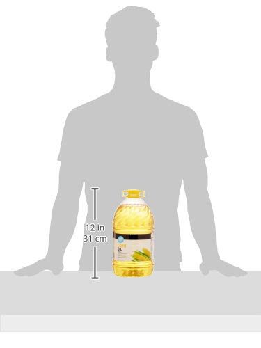 Amazon Brand - Happy Belly Corn Oil, 128 fl. oz