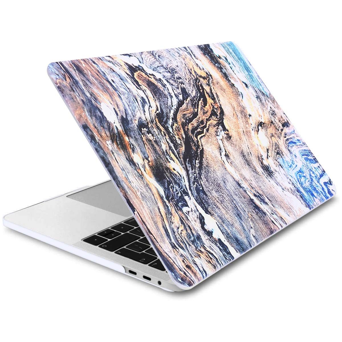 Eono Plastic Hard Case Keyboard Cover + Screen Protector Compatible with MacBook Pro 13"