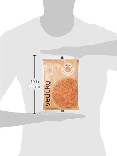 Amazon Brand - Vedaka Popular Red Masoor Dal Split, 1kg