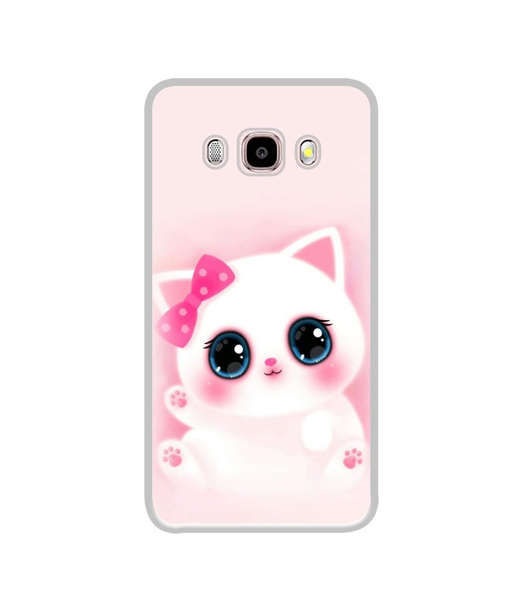 Amazon Brand - Solimo Designer Babby Kitty UV Printed Soft Back Case Mobile Cover for Samsung Galaxy J5 (2016)