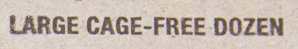 Amazon Brand - Happy Belly Cage-Free, Grade AA, Large White Eggs, 1 Dozen