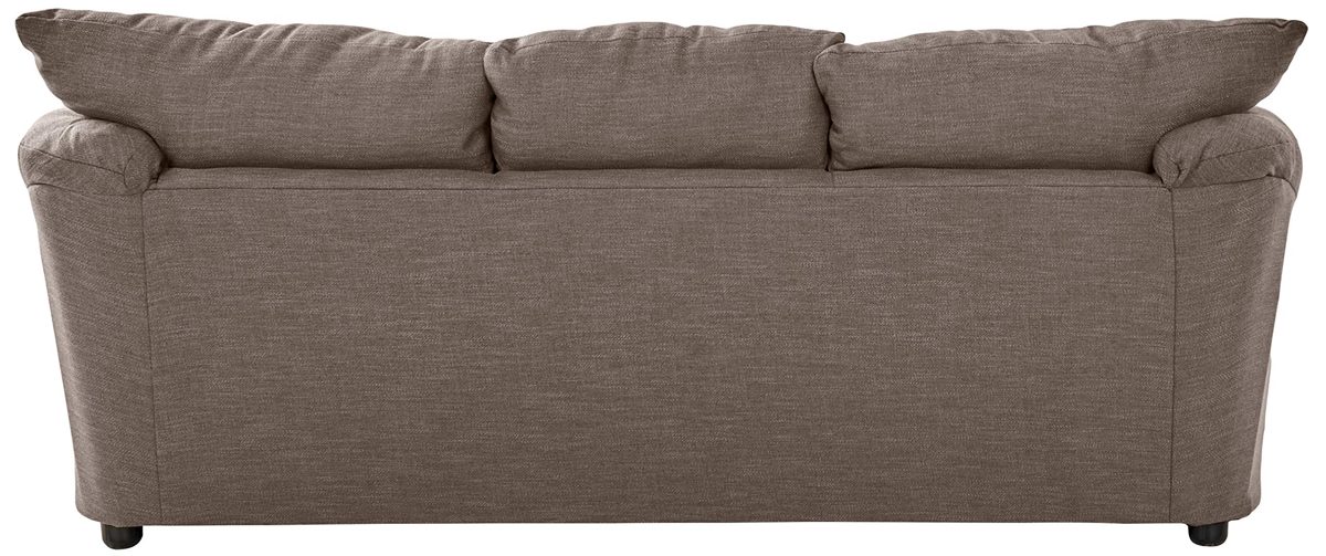 Amazon Brand – Ravenna Home Darian Oversized Pillow Sofa, 92"W, Pewter