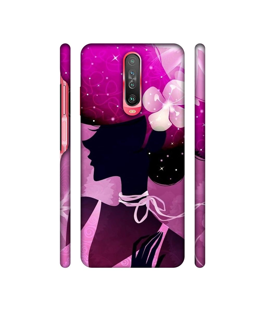 Amazon Brand - Solimo Designer Lady Vectors 3D Printed Hard Back Case Mobile Cover for Poco X2 / Mi Redmi K30