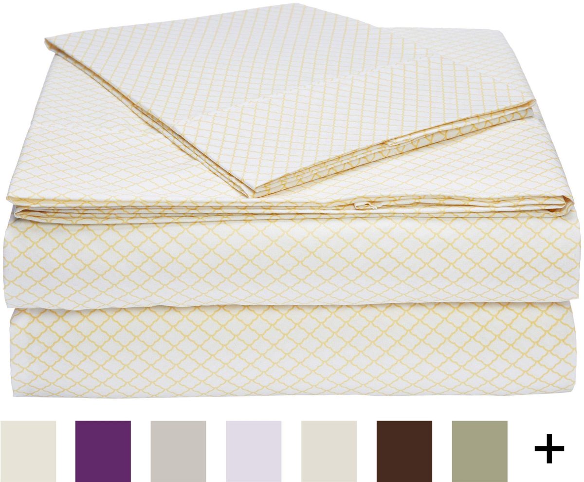 AmazonBasics Lightweight Super Soft Easy Care Microfiber Sheet Set with 16" Deep Pockets