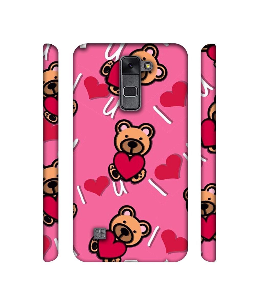 Amazon Brand - Solimo Designer Heart Holding Bear 3D Printed Hard Back Case Mobile Cover for LG Stylus 2