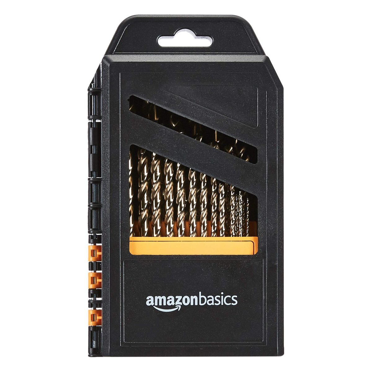 AmazonBasics High Speed Steel Drill Bit Set - M35 HSS Co5%, 29-Piece