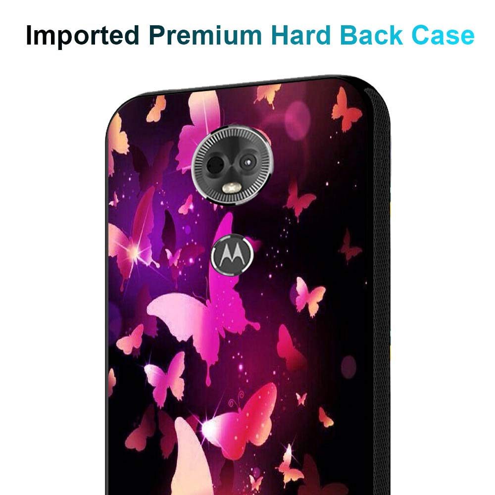 Amazon Brand - Solimo Designer Butterfly Printed Hard Back Case Mobile Cover forMoto E5 Plus (D1171)