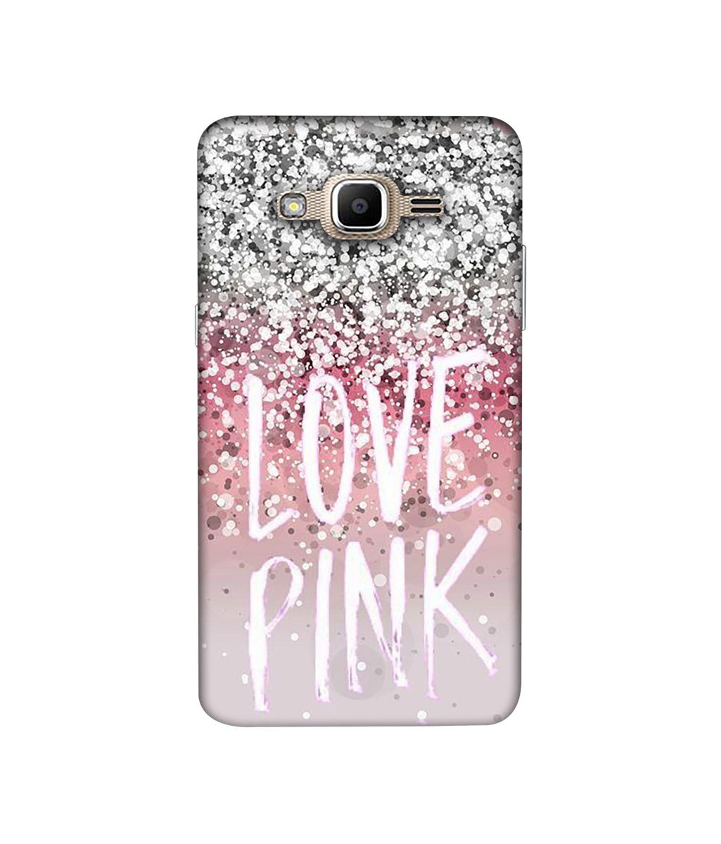 Amazon Brand - Solimo Designer Love Pink 3D Printed Hard Back Case Mobile Cover for Samsung Galaxy J2 Prime