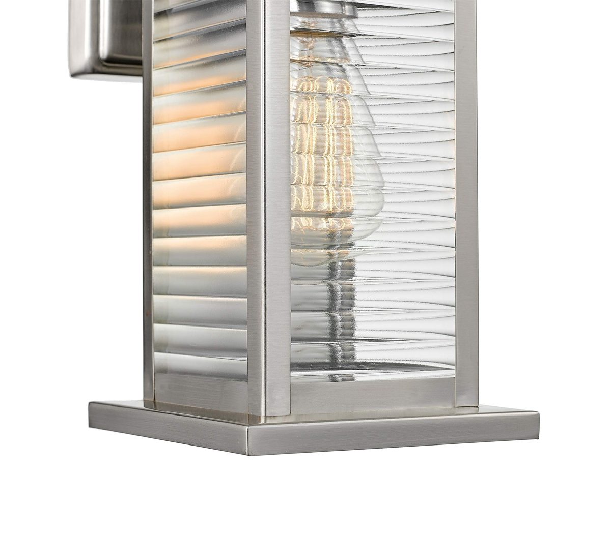 Ravenna Home Wall Sconce, 11.73"H, Brushed Nickel (Renewed)