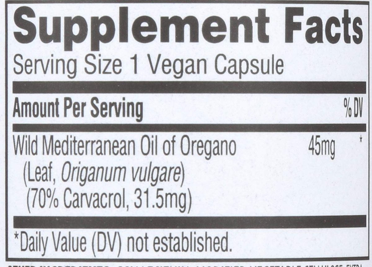 Whole Foods Market, Oil of Oregano Liquid Caps, 60 ct