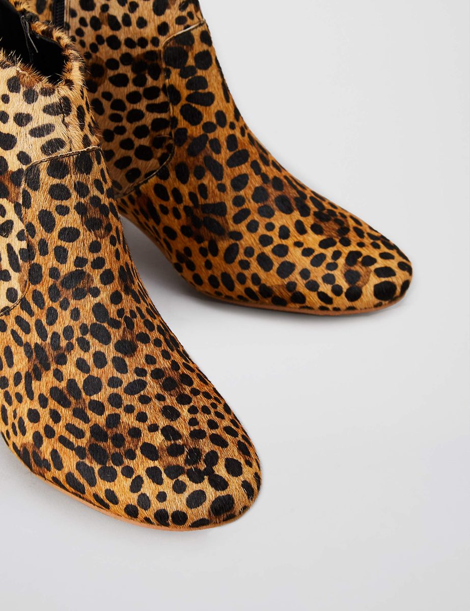 Amazon Brand - find. Women's Ankle Boots, Brown Leopard), US 10.5