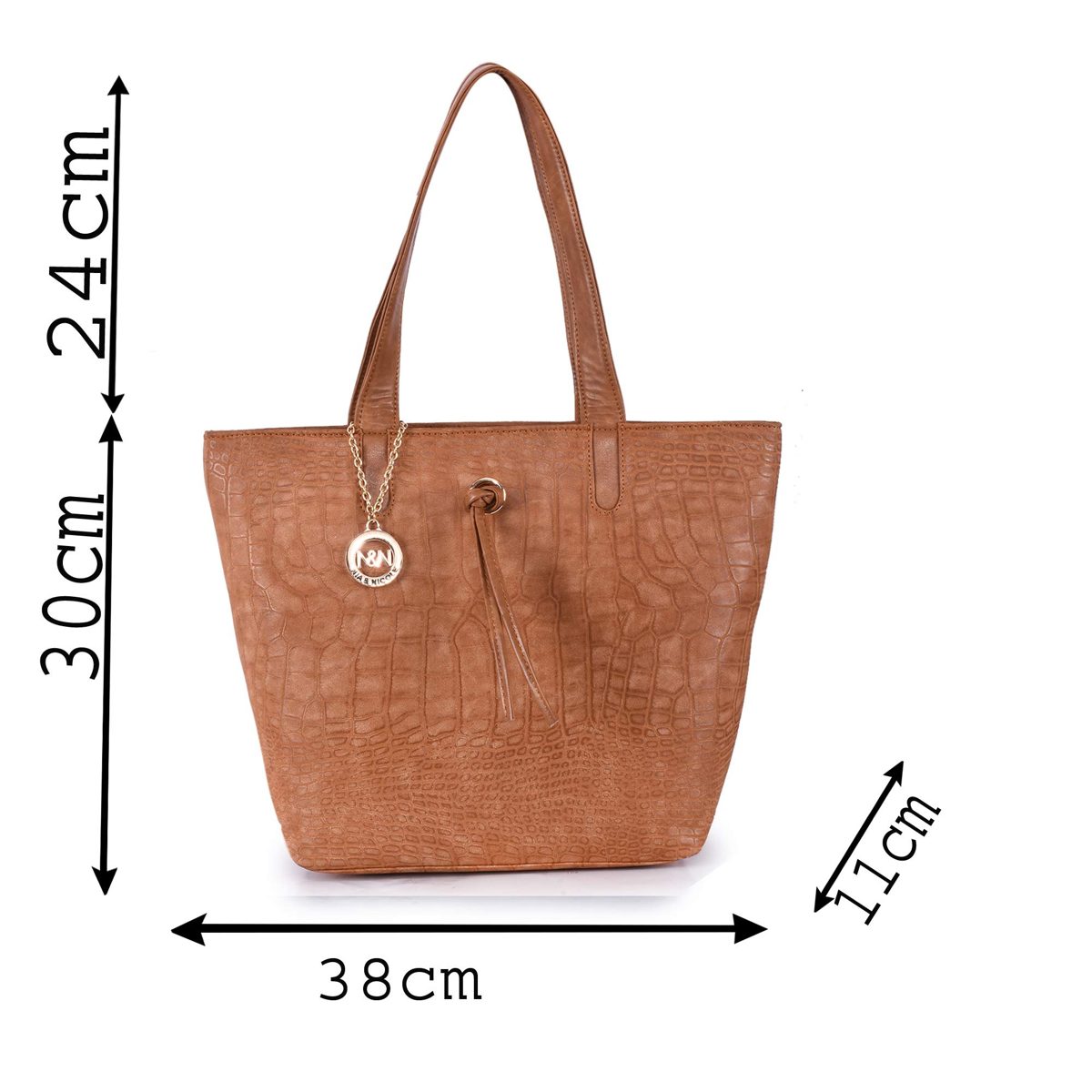 Nia & Nicole Women's Handbag (Tan)