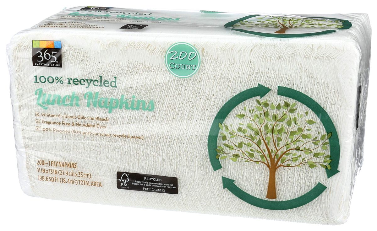 365 Everyday Value, Lunch Napkins, 200 ct