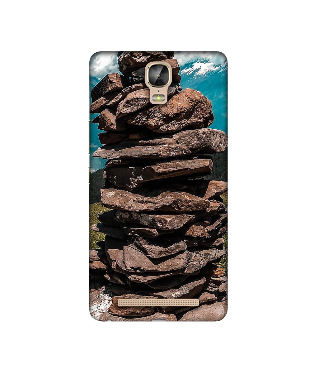 Amazon Brand - Solimo Designer Rocks 3D Printed Hard Back Case Mobile Cover for Gionee Marathon M5 Plus