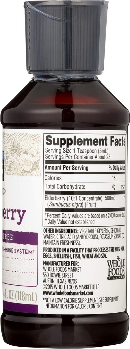 365 Everyday Value, Elderberry Liquid, 4 fl oz