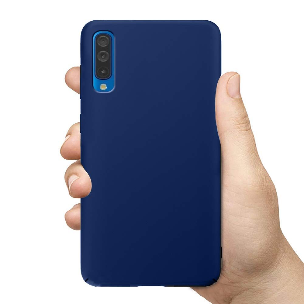 Amazon Brand - Solimo Samsung Galaxy A50 Mobile Cover (Hard Back & Slim),Blue