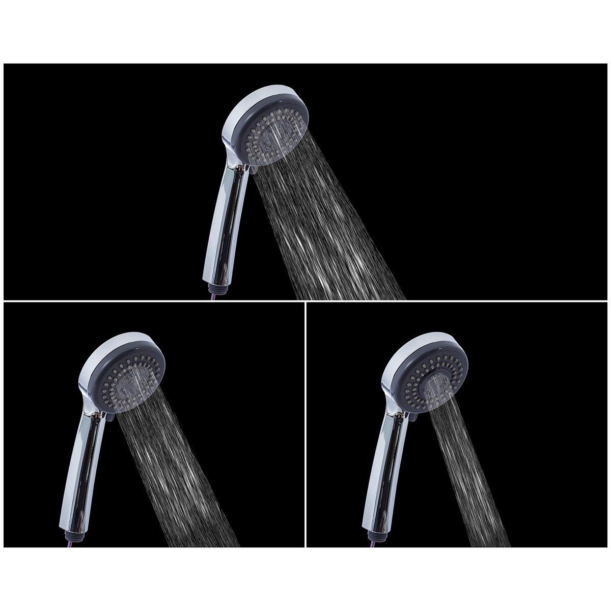 AmazonBasics 3-Function Shower Head - Polished Chrome