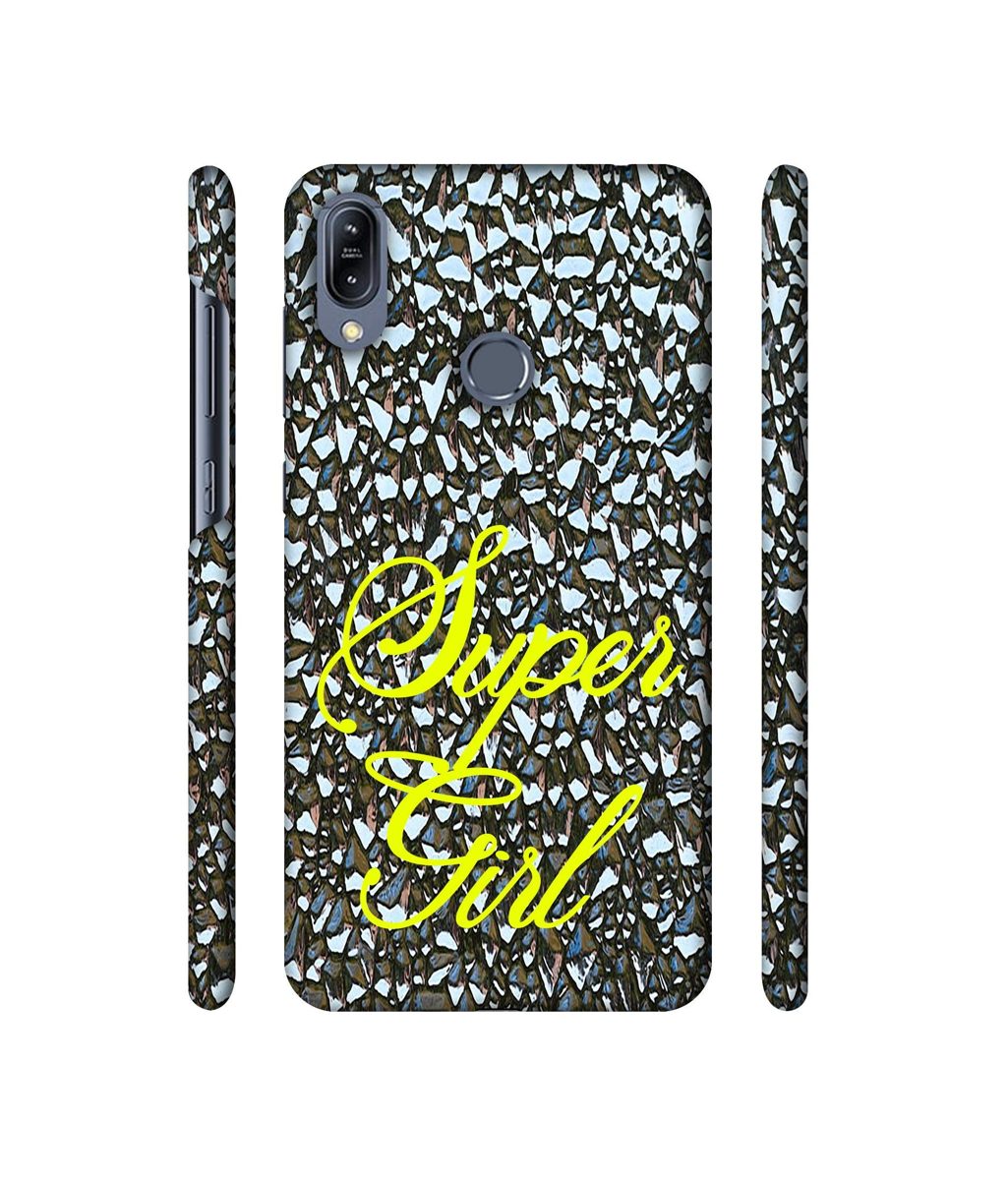 Amazon Brand - Solimo Designer Super Girl On Foil 3D Printed Hard Back Case Mobile Cover for Asus Zenfone Max (M2) ZB633KL