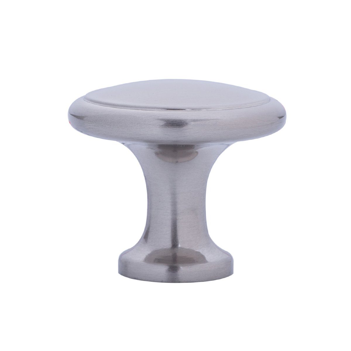 AmazonBasics Modern Top Ring Cabinet Knob, 1.16" Diameter, Satin Nickel, 25-Pack