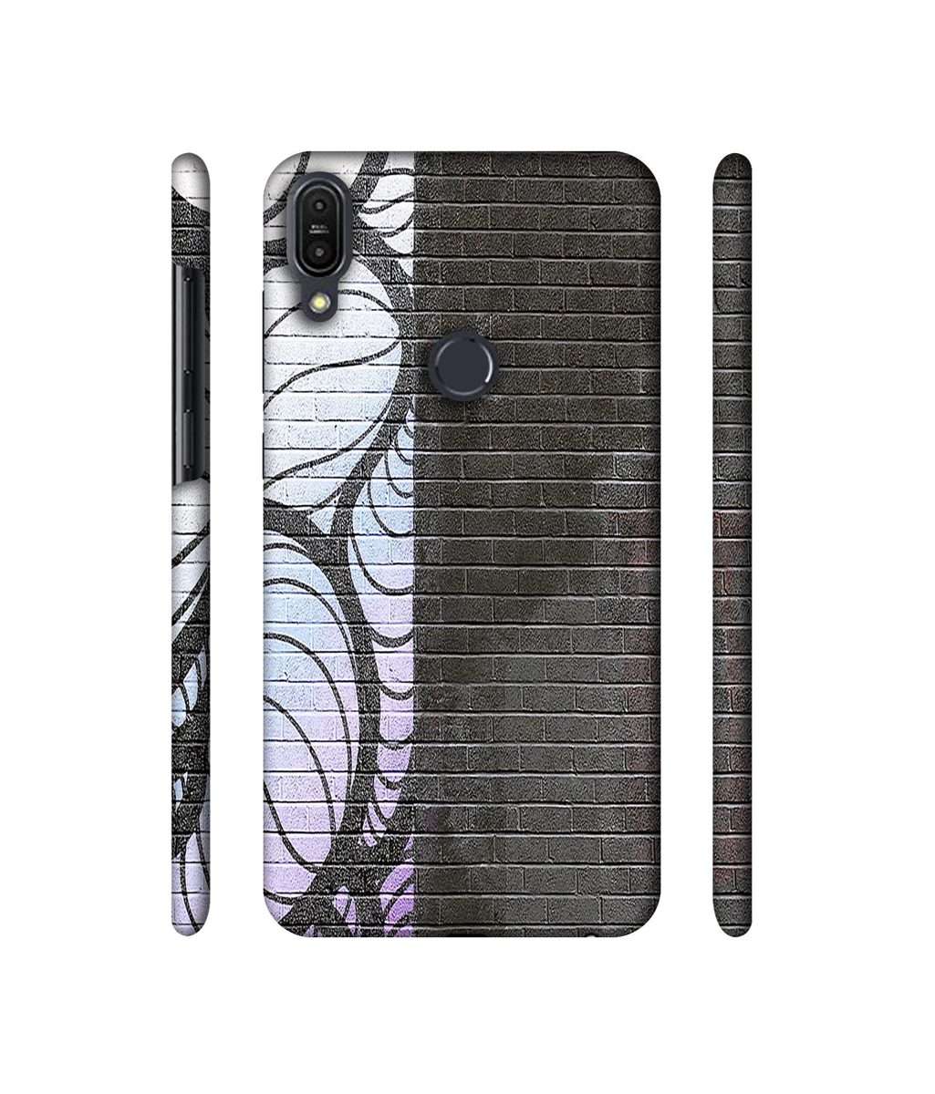 Amazon Brand - Solimo Designer Black and White Brick 3D Printed Hard Back Case Mobile Cover for Asus Zenfone Max Pro M1 ZB601KL