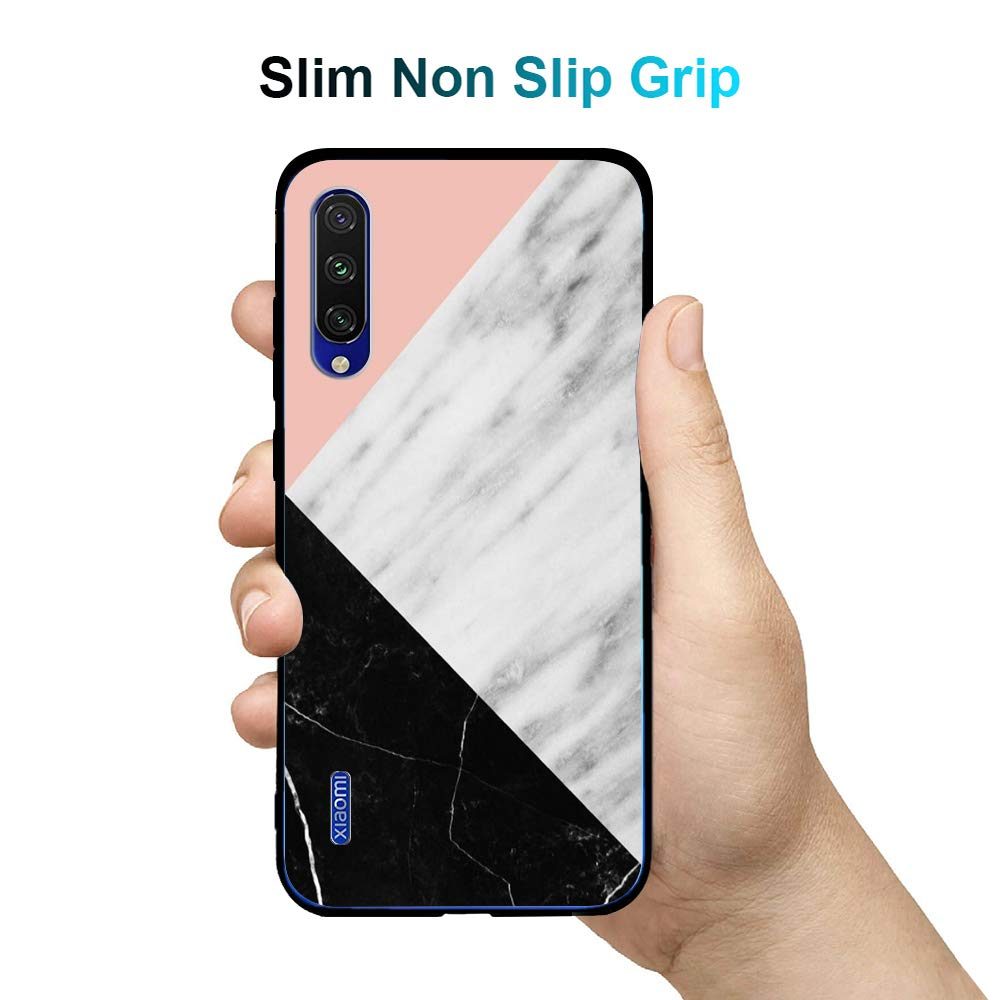 Amazon Brand - Solimo Designer Marble Printed Hard Back Case Mobile Cover for Mi A3 (D1165)