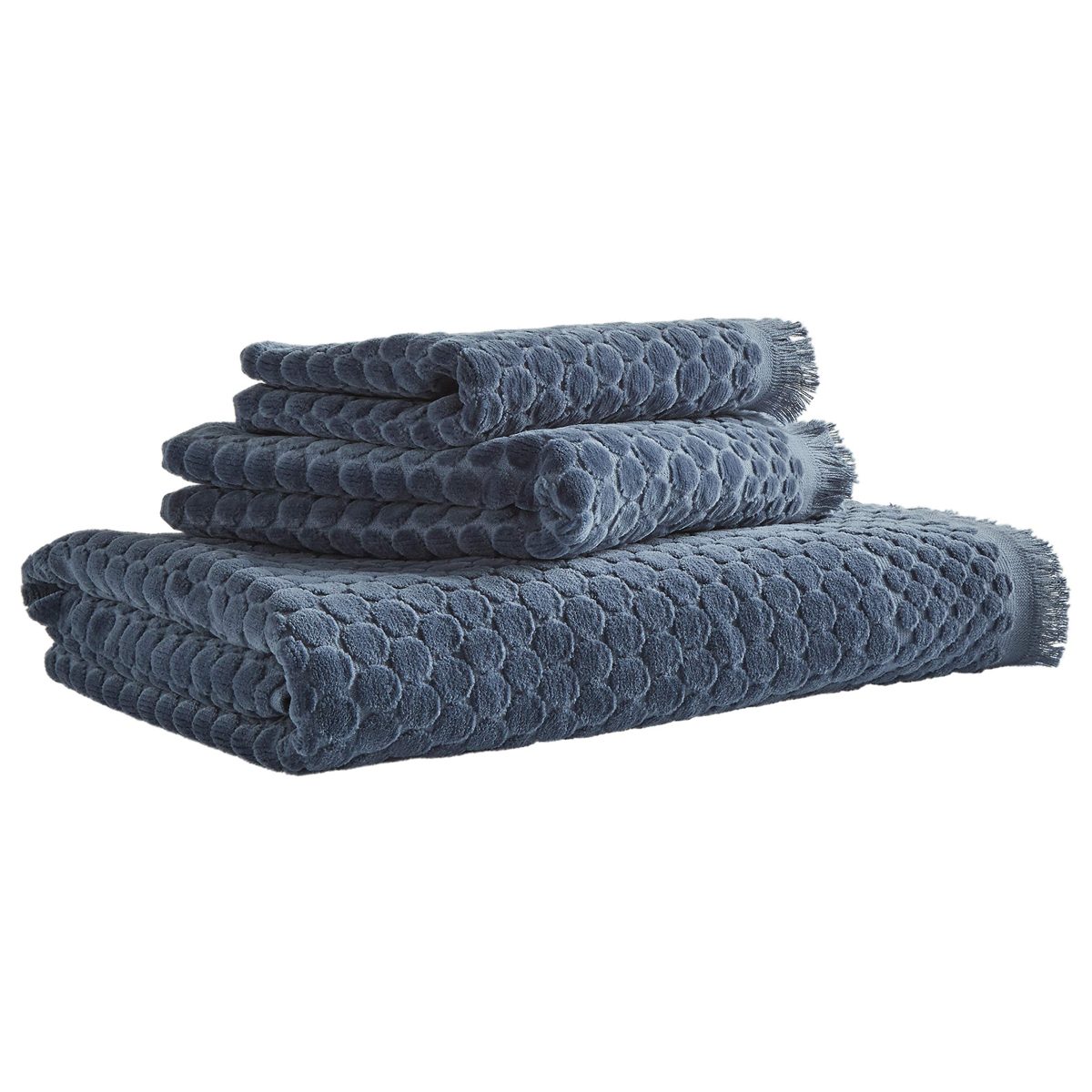 Rivet Contemporary Sculpted Dot Towels