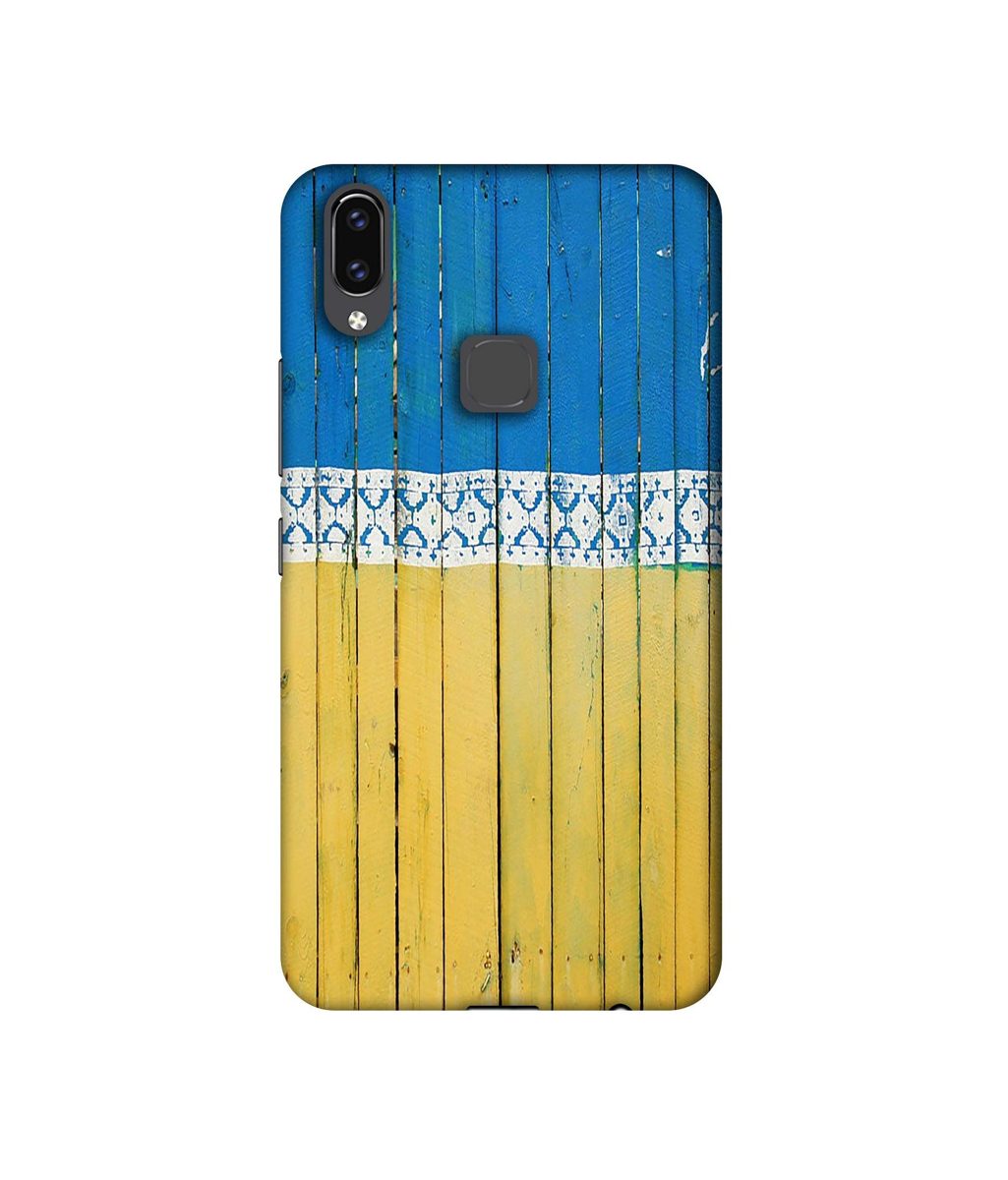 Amazon Brand - Solimo Designer Wooden Pattern 3D Printed Hard Back Case Mobile Cover for Vivo V9 / V9 Pro
