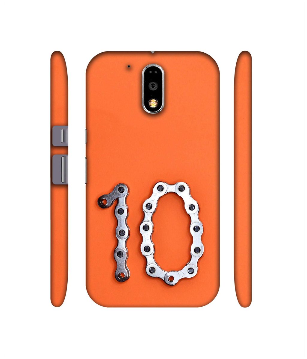 Amazon Brand - Solimo Designer Number Ten 3D Printed Hard Back Case Mobile Cover for Motorola Moto G4 Plus