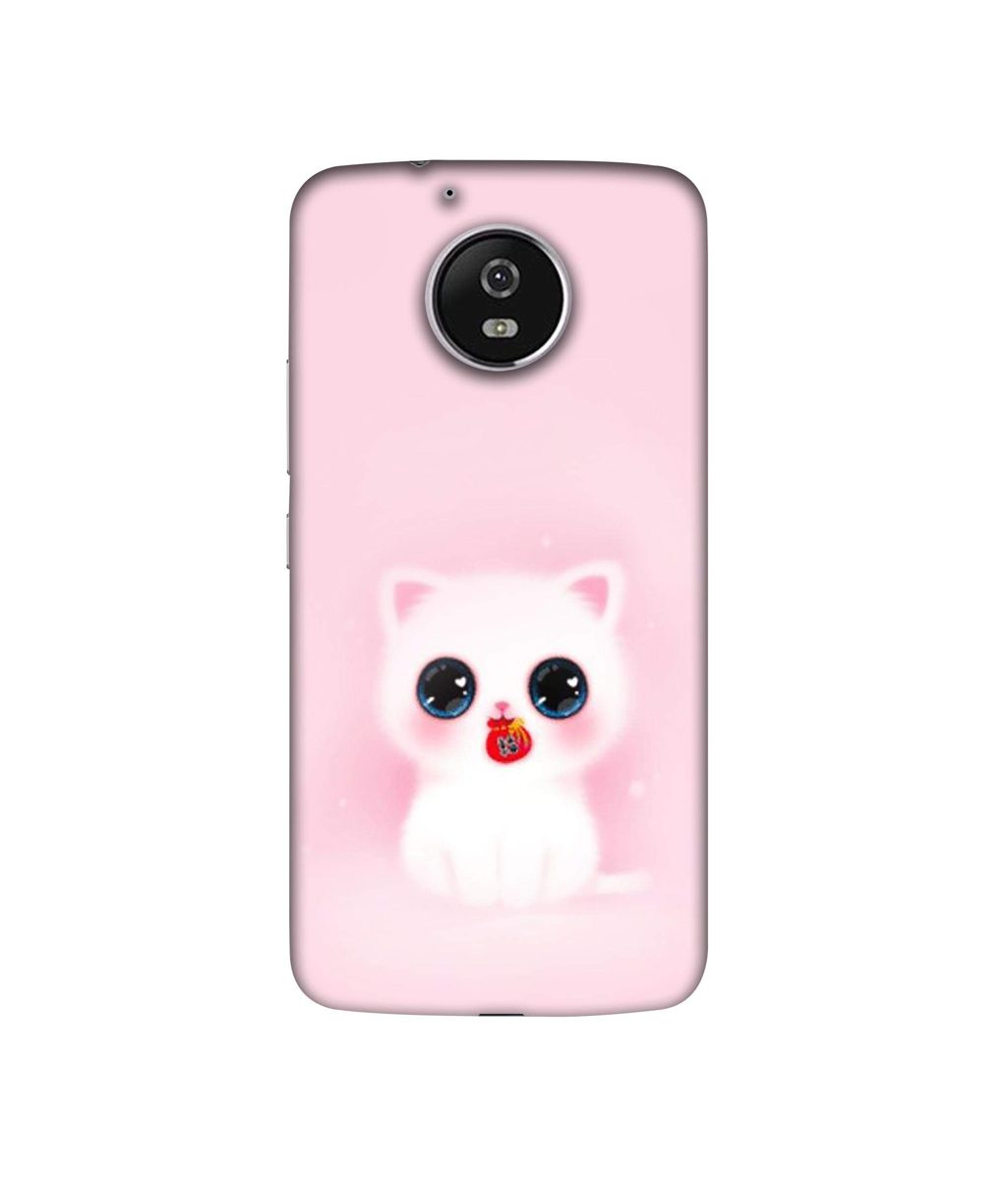 Amazon Brand - Solimo Designer Kitty 3D Printed Hard Back Case Mobile Cover for Motorola Moto G5