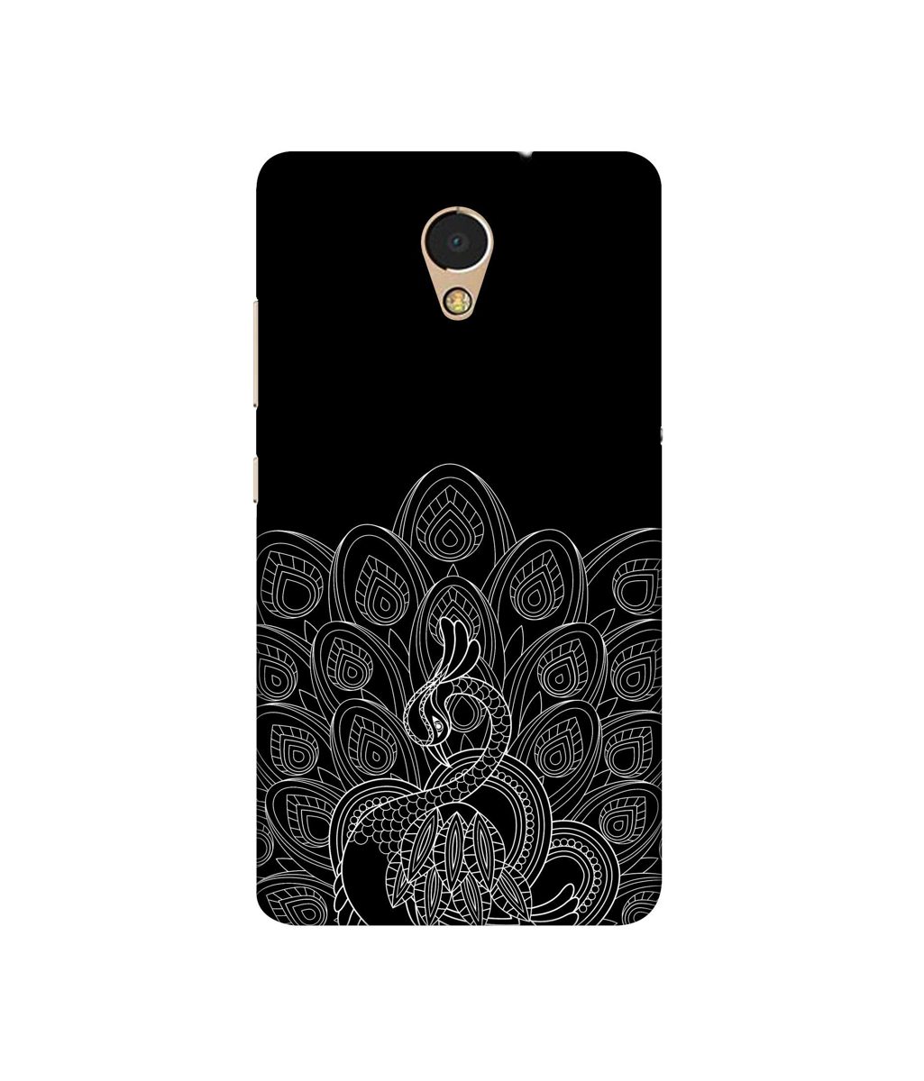 Amazon Brand - Solimo Designer Peacock Pattern 3D Printed Hard Back Case Mobile Cover for Lenovo P2