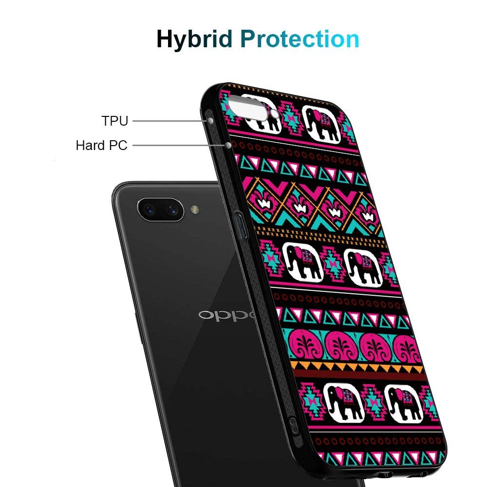 Amazon Brand - Solimo Designer Rangoli Printed Hard Back Case Mobile Cover for Oppo A3s (D1146)