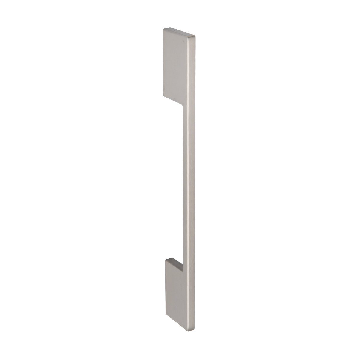 AmazonBasics Wide Modern Die Cast Cabinet Handle, 6.3" center to center, Satin Nickel, 10-Pack