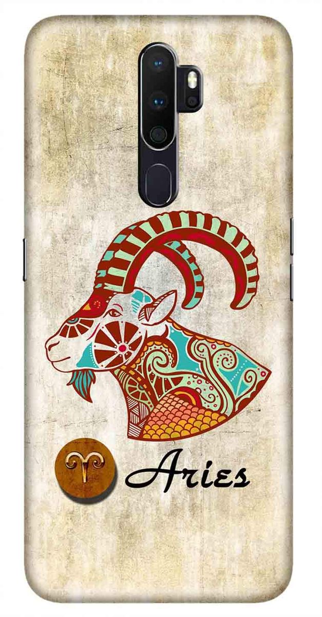 Amazon Brand - Solimo Designer Aries Design 3D Printed Hard Back Case Mobile Cover for Oppo A5 (2020)